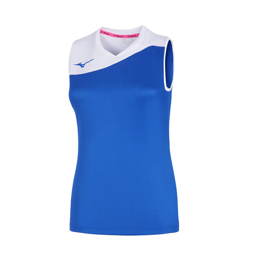 TOP MIZUNO AUTHENTIC MYOU MUJER ROYAL/BLANCO