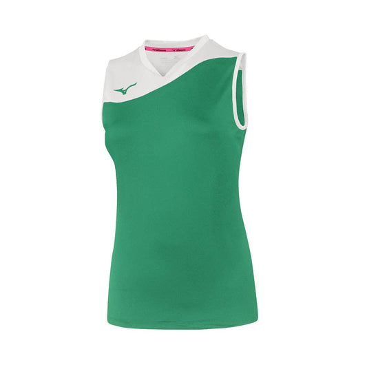 TOP MIZUNO AUTHENTIC MYOU MUJER BLANCO/VERDE