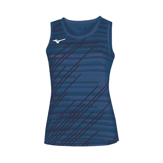 TOP MIZUNO TEAM CHIBA NS MUJER AZUL MARINO