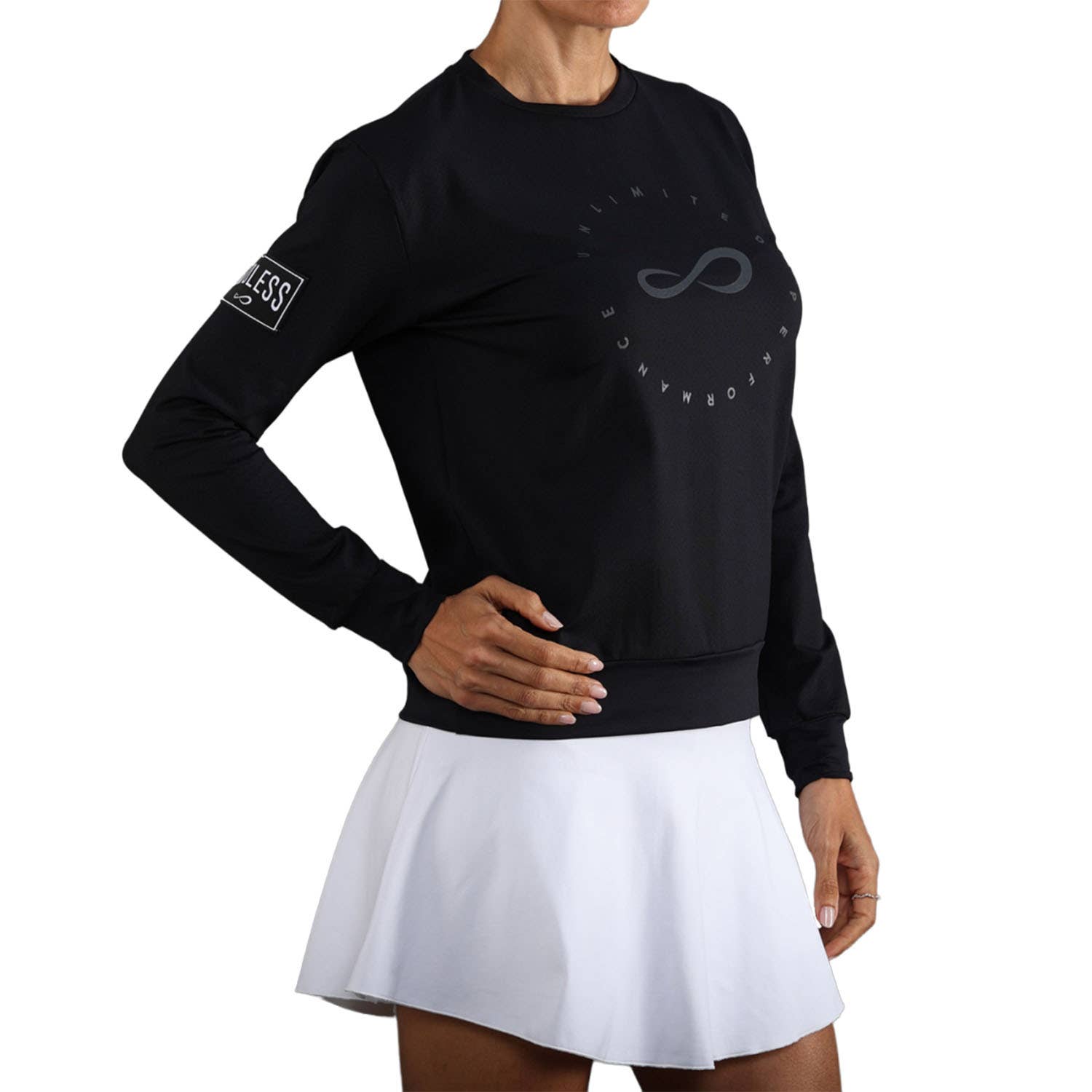 SUDADERA ENDLESS INNER TECH MUJER NEGRO