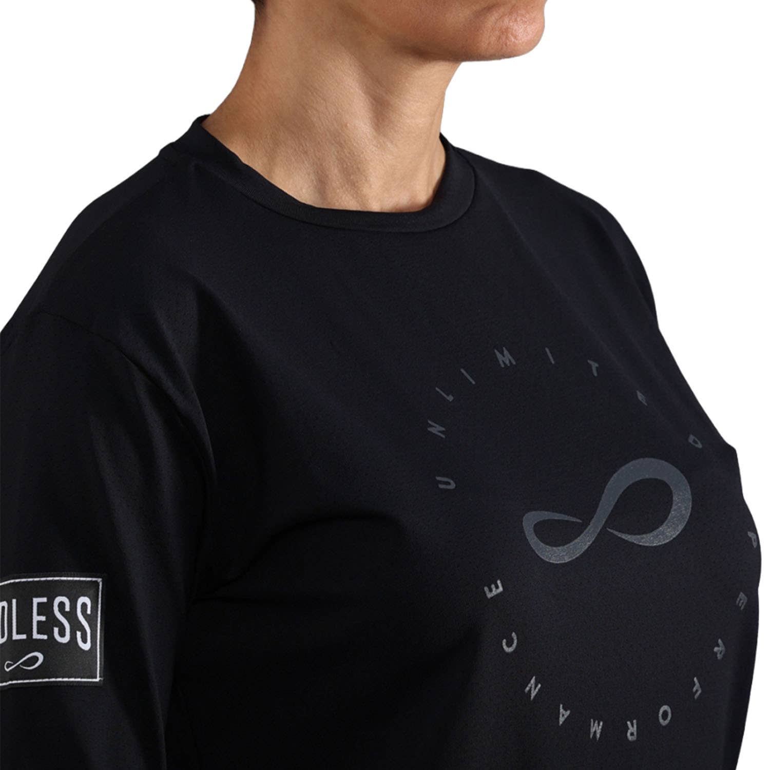 SUDADERA ENDLESS INNER TECH MUJER NEGRO
