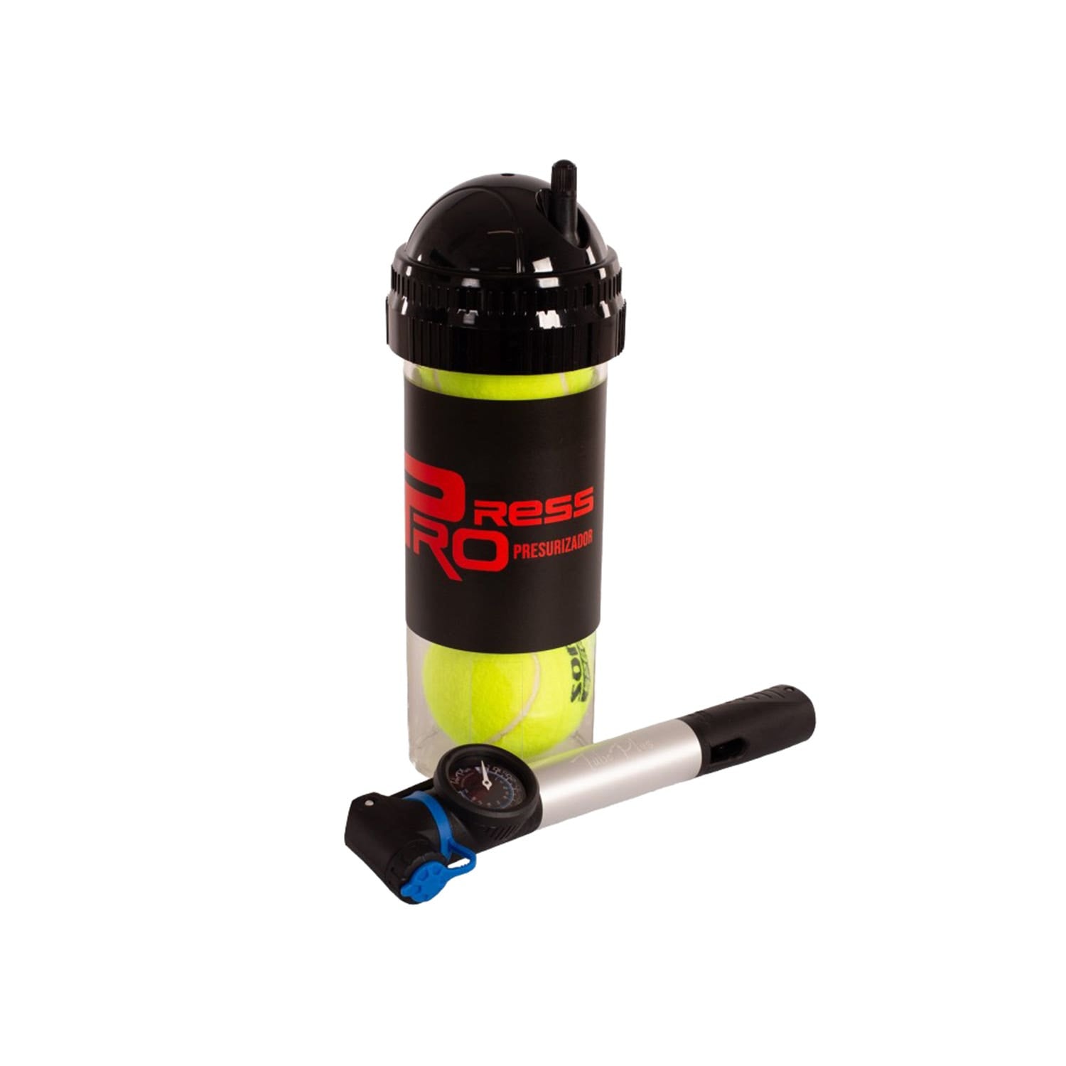 PRESURIZADOR DE PELOTAS SOFTEE PRESS PRO + BOMBA X3