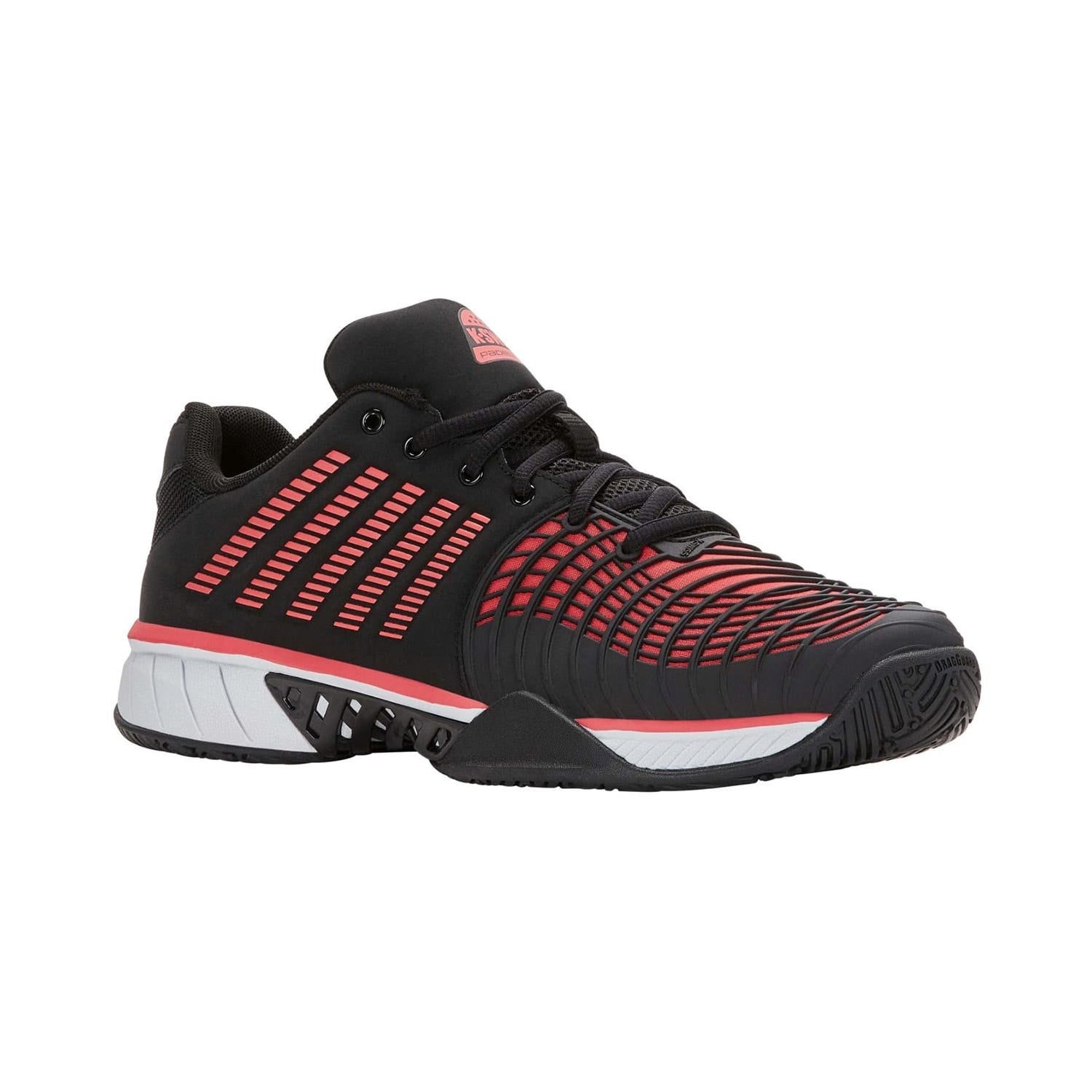 KSWISS EXPRESS LIGHT 3 PÁDEL NEGRO/LAVA NEÓN 08900-074-M