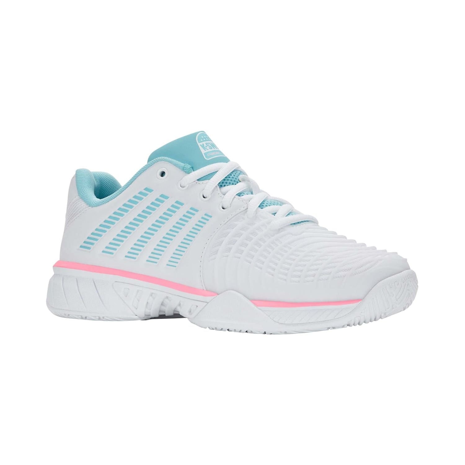 KSWISS EXPRESS LIGHT 3 PÁDEL BLANCO/AZUL/ROSA MUJER 98900-146-M