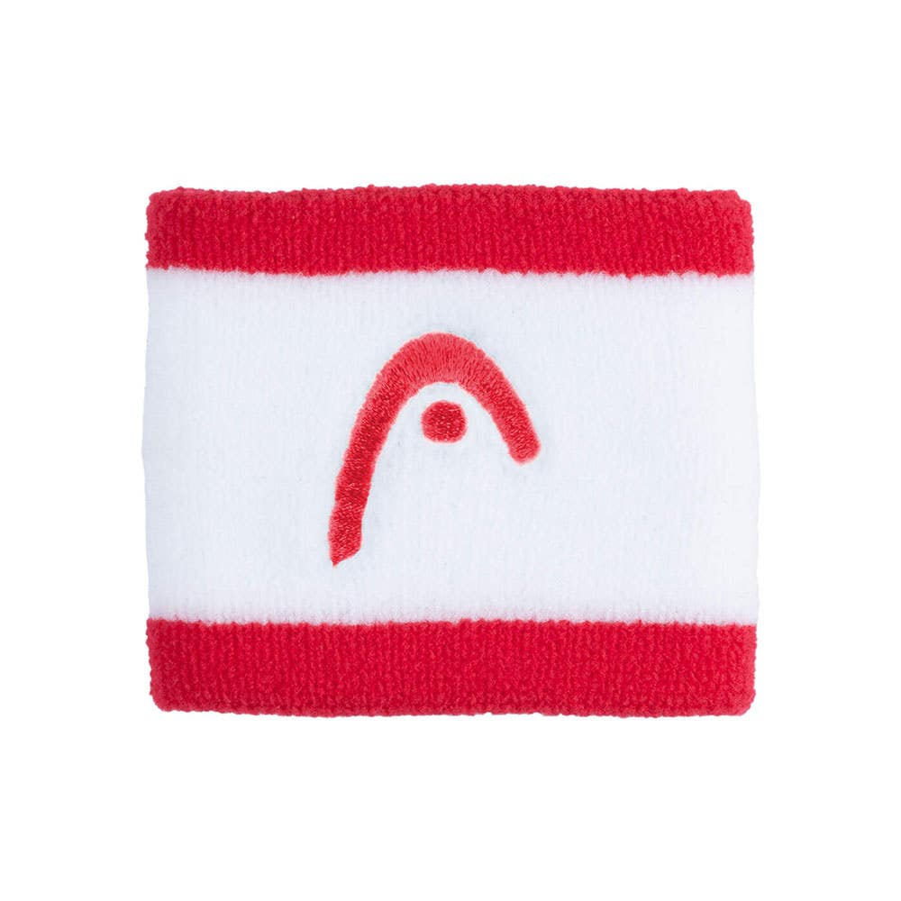 MUÑEQUERA HEAD STRIPED 2.5 ROJO