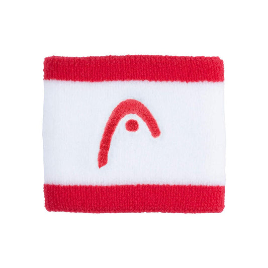 MUÑEQUERA HEAD STRIPED 2.5 ROJO