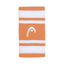 MUÑEQUERA HEAD STRIPED 5 BLANCO/NARANJA