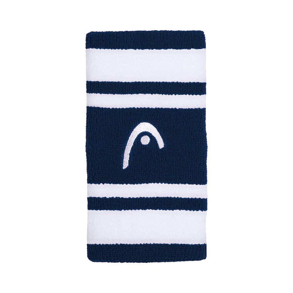 MUÑEQUERA HEAD STRIPED 5 AZUL MARINO