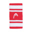 MUÑEQUERA HEAD STRIPED 5 ROJO/BLANCO