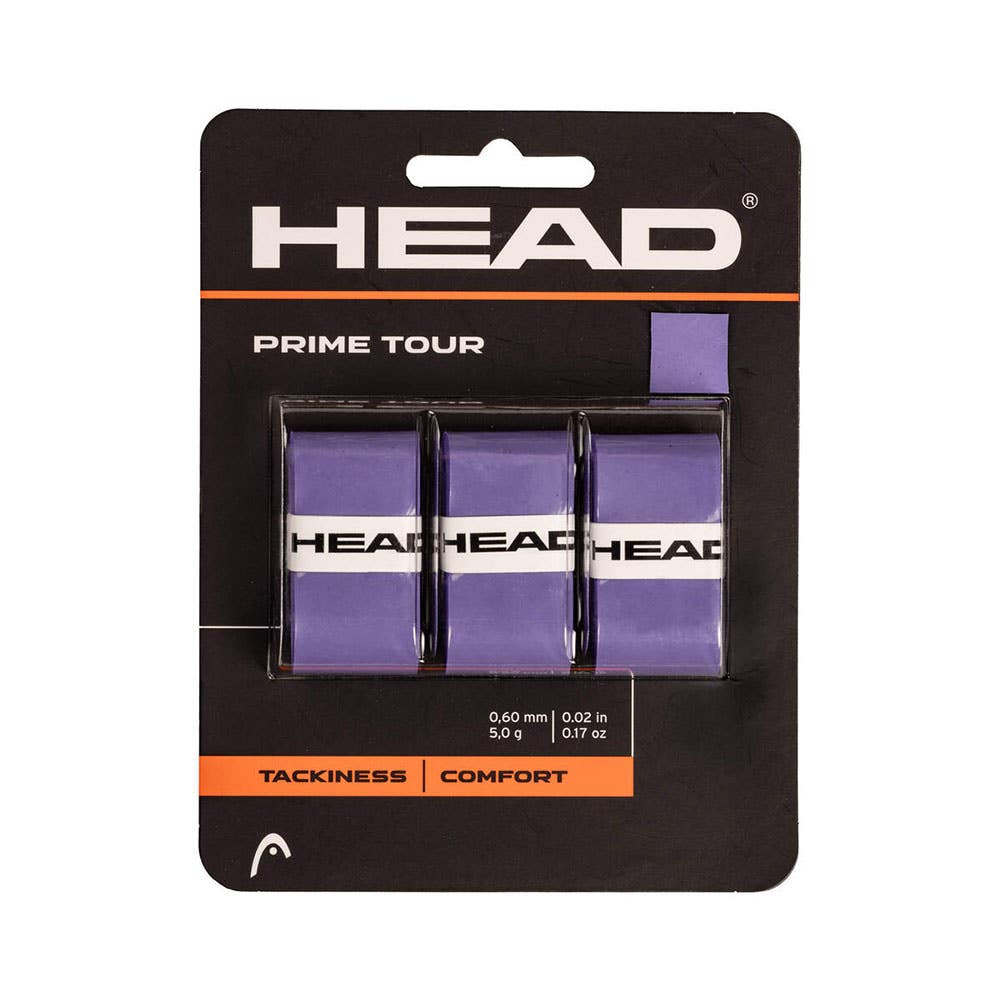 BLÍSTER 12 UDS OVERGRIPS HEAD PRIME TOUR MORADO
