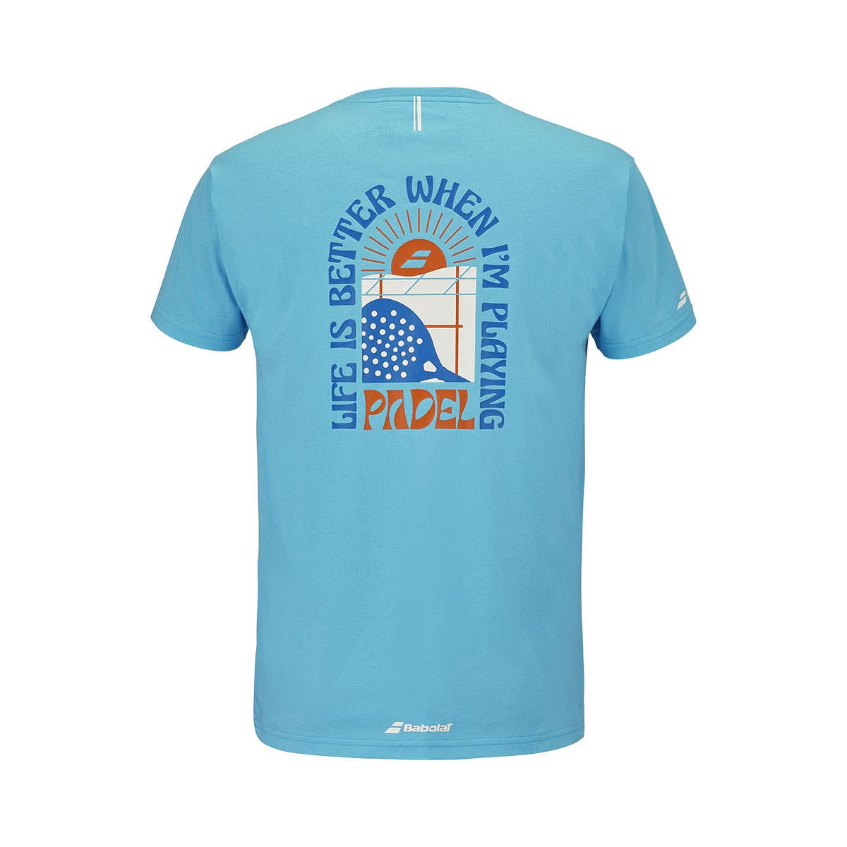 CAMISETA BABOLAT PERFORMANCE ALGODÓN AZUL