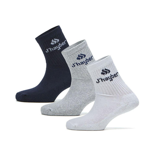 PACK 3 UDS CALCETINES J.HAYBER CARIBE MARINO/GRIS/BLANCO