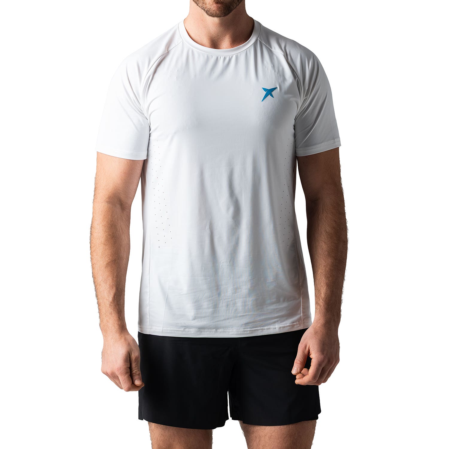 CAMISETA DROP SHOT CAMPA PERFORMANCE BLANCO