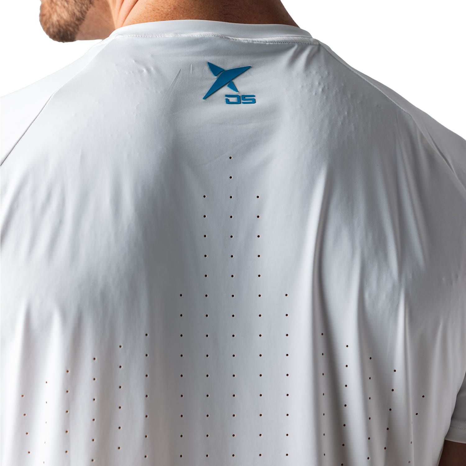 CAMISETA DROP SHOT CAMPA PERFORMANCE BLANCO