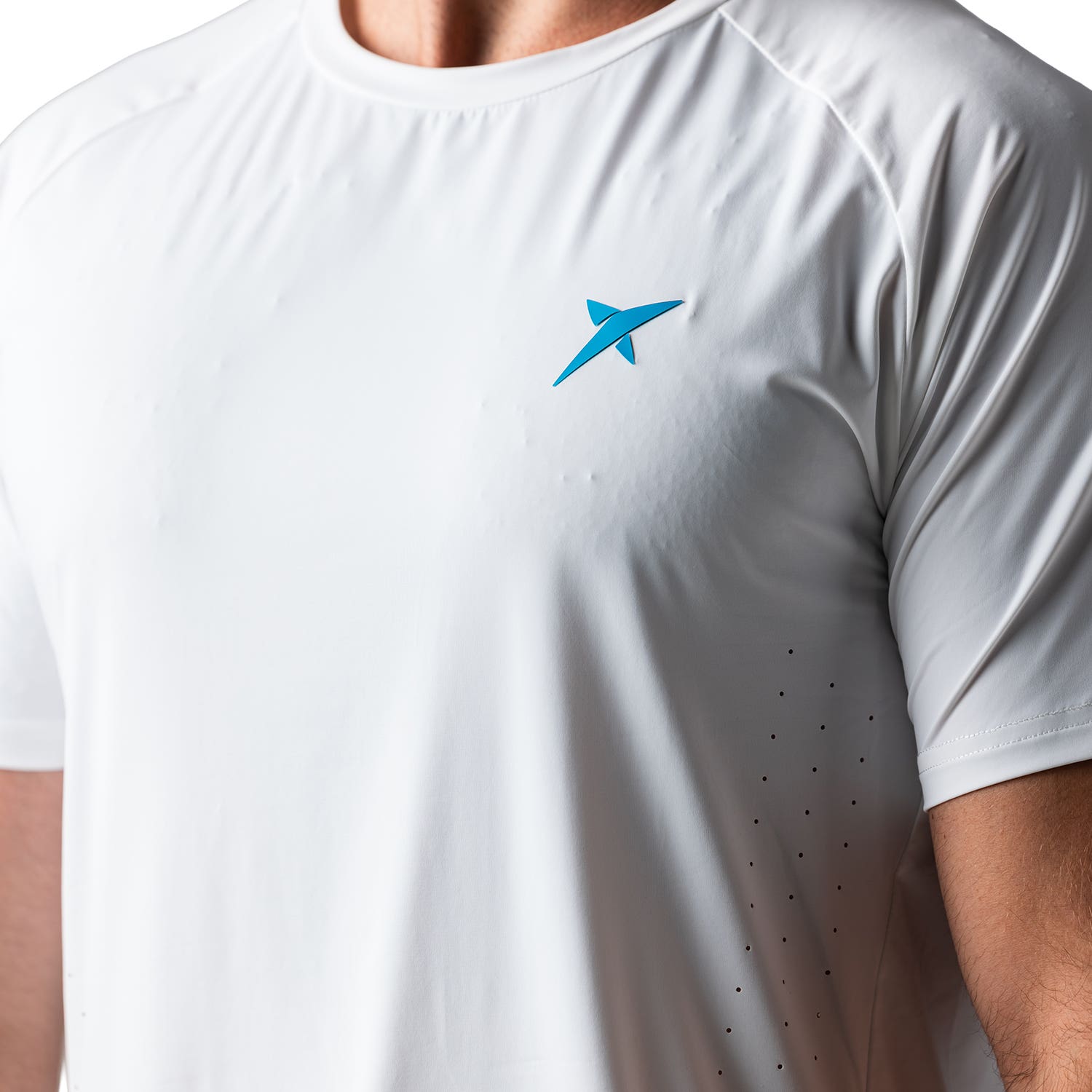 CAMISETA DROP SHOT CAMPA PERFORMANCE BLANCO