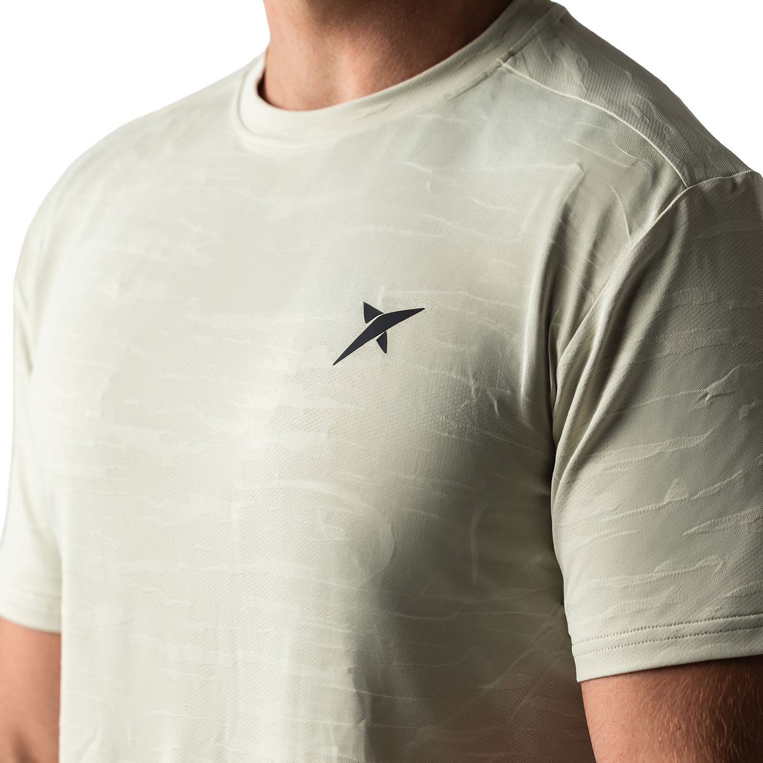 CAMISETA DROP SHOT DROP PERFORMANCE BLANCO BEIGE