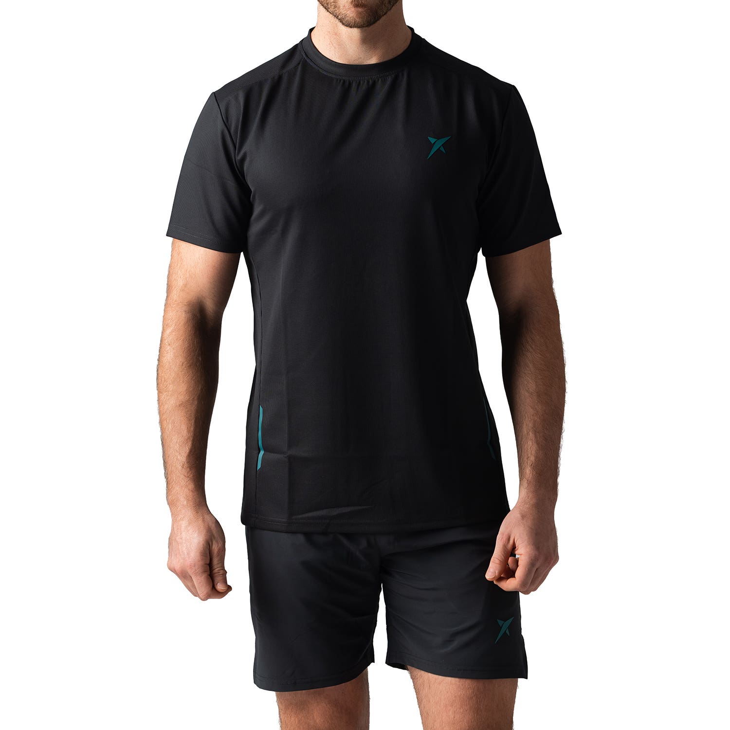 CAMISETA DROP SHOT SANZ PERFORMANCE NEGRO
