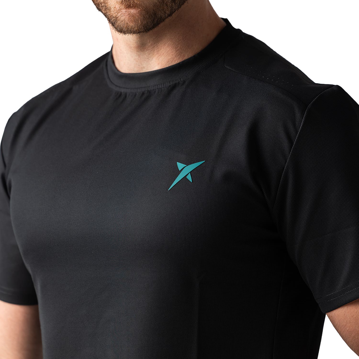 CAMISETA DROP SHOT SANZ PERFORMANCE NEGRO