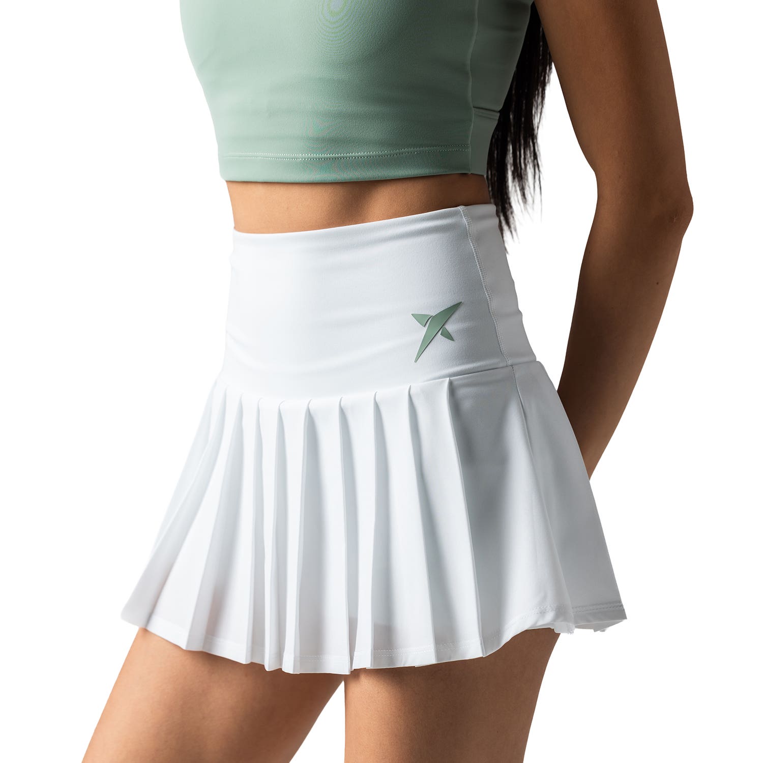 FALDA DROP SHOT ALA MUJER BLANCO