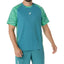 CAMISETA ASICS PADEL COURT ALL OVER PRINT AZUL OSCURO/VERDE