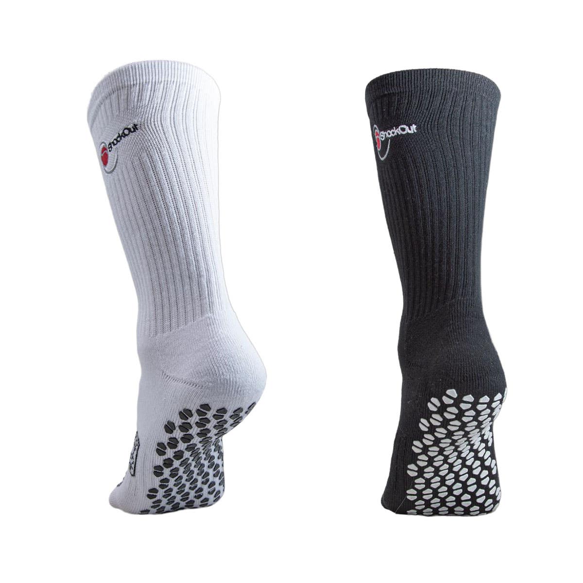 PACK 2 UDS CALCETINES SHOCK OUT TRACTION NEGRO/BLANCO
