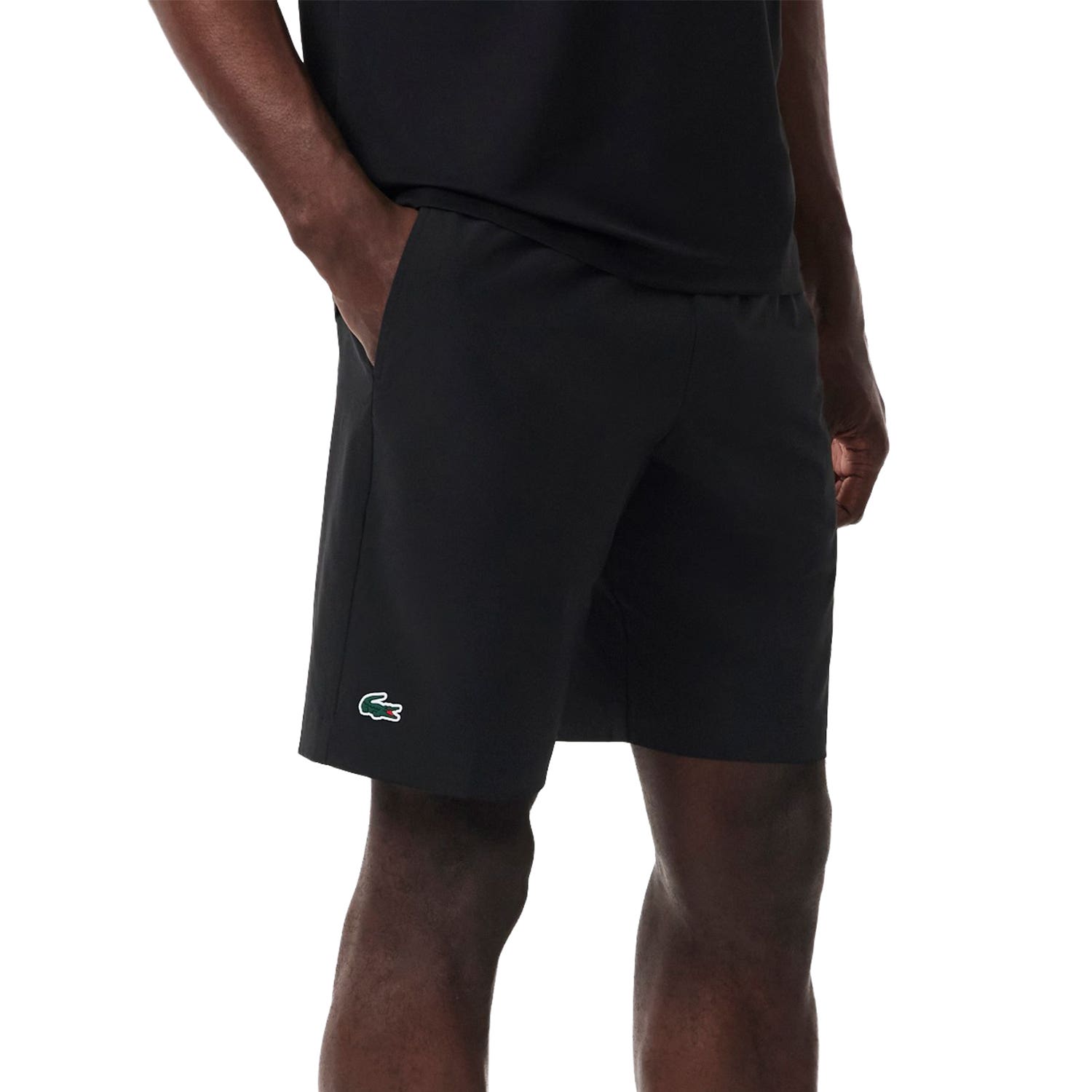 SHORT LACOSTE CORE PERFORMANCE NEGRO
