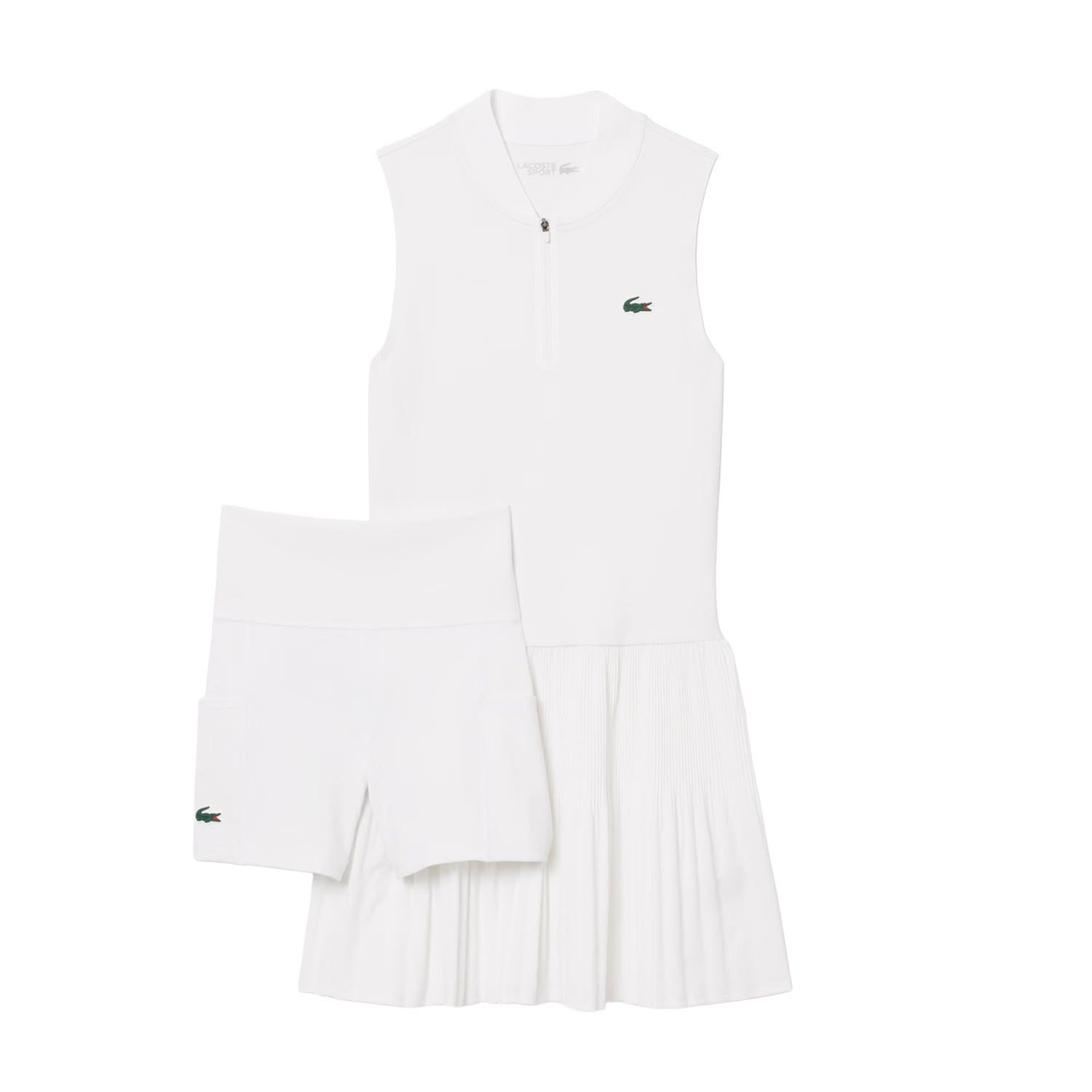 VESTIDO LACOSTE PLAYERS COLLECTION EF0151 BLANCO