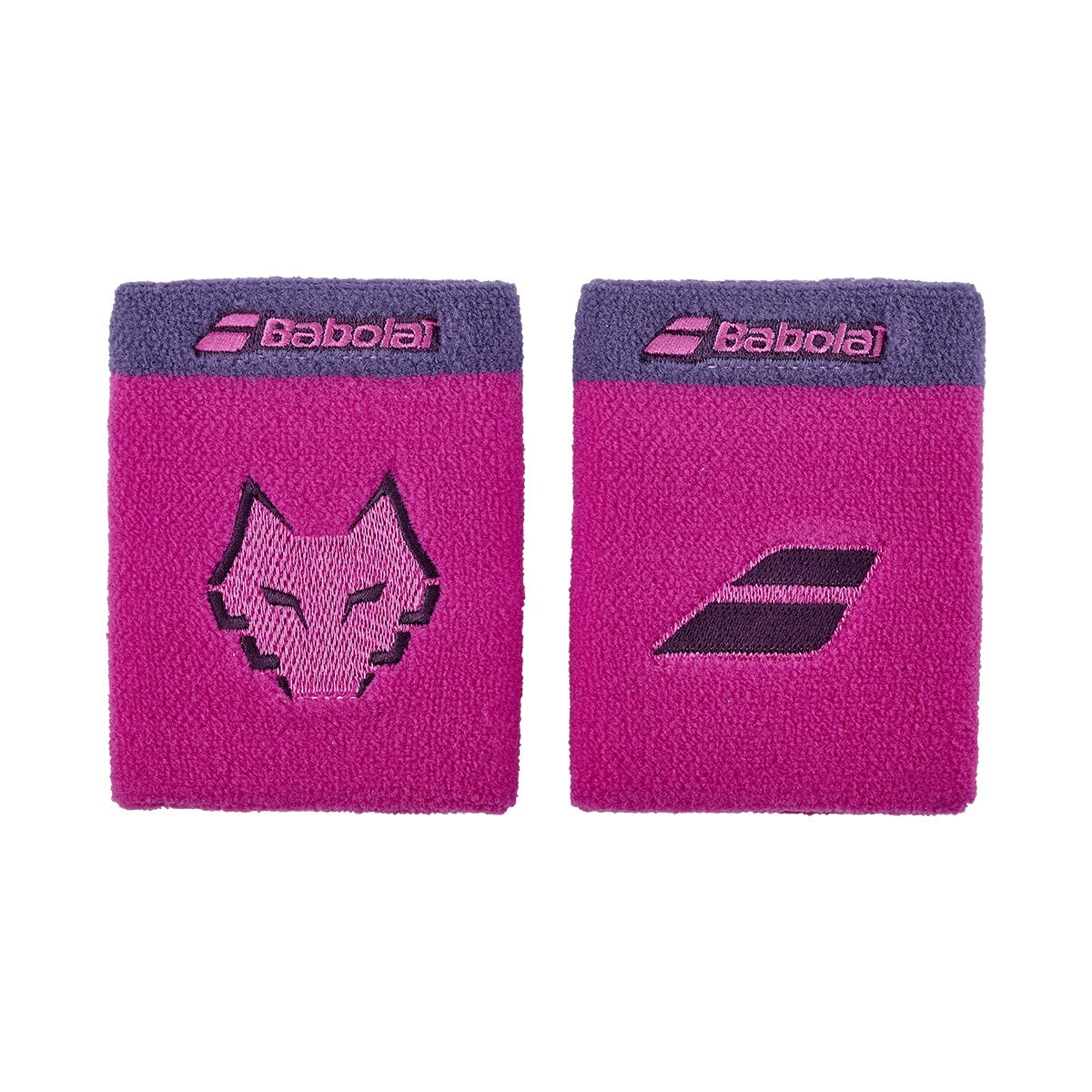 MUÑEQUERA BABOLAT TERRY JUMBO JUAN LEBRÓN FUCSIA
