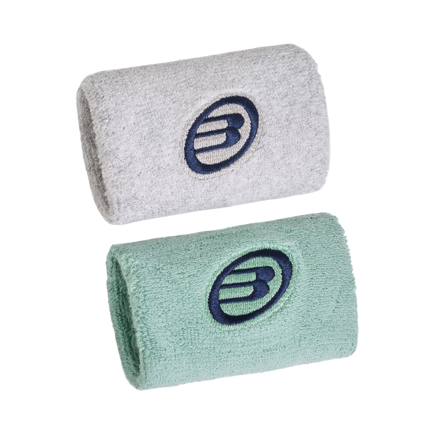PAR MUÑEQUERAS BULLPADEL BLANCO/TURQUESA MUJER BPMU263 I