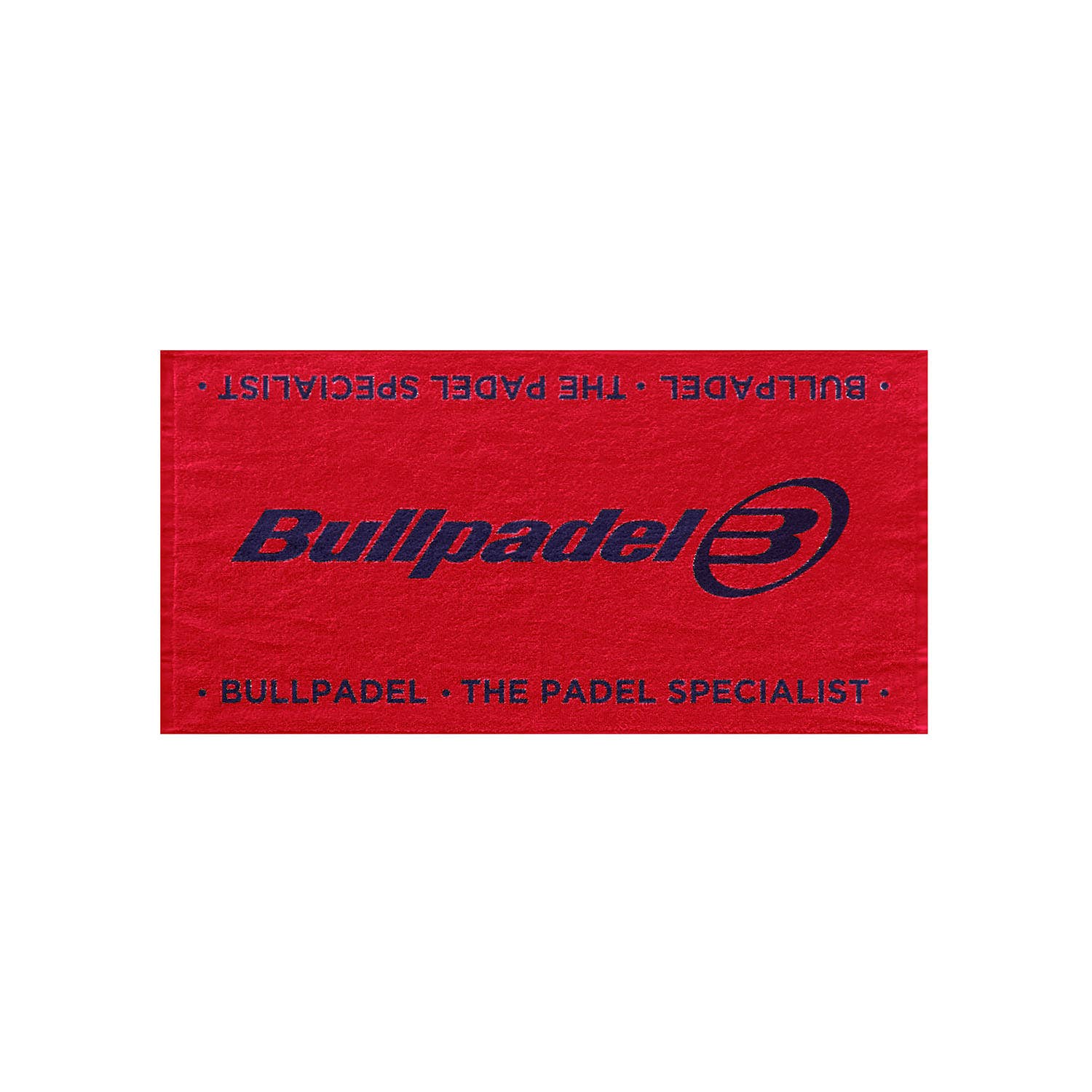 TOALLA BULLPADEL100X50 ROJO BPTOWEL26