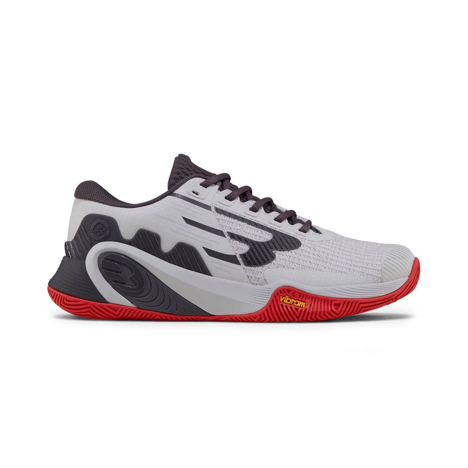 BULLPADEL VERTEX VIBRAM 26I GRIS CLARO/ROJO