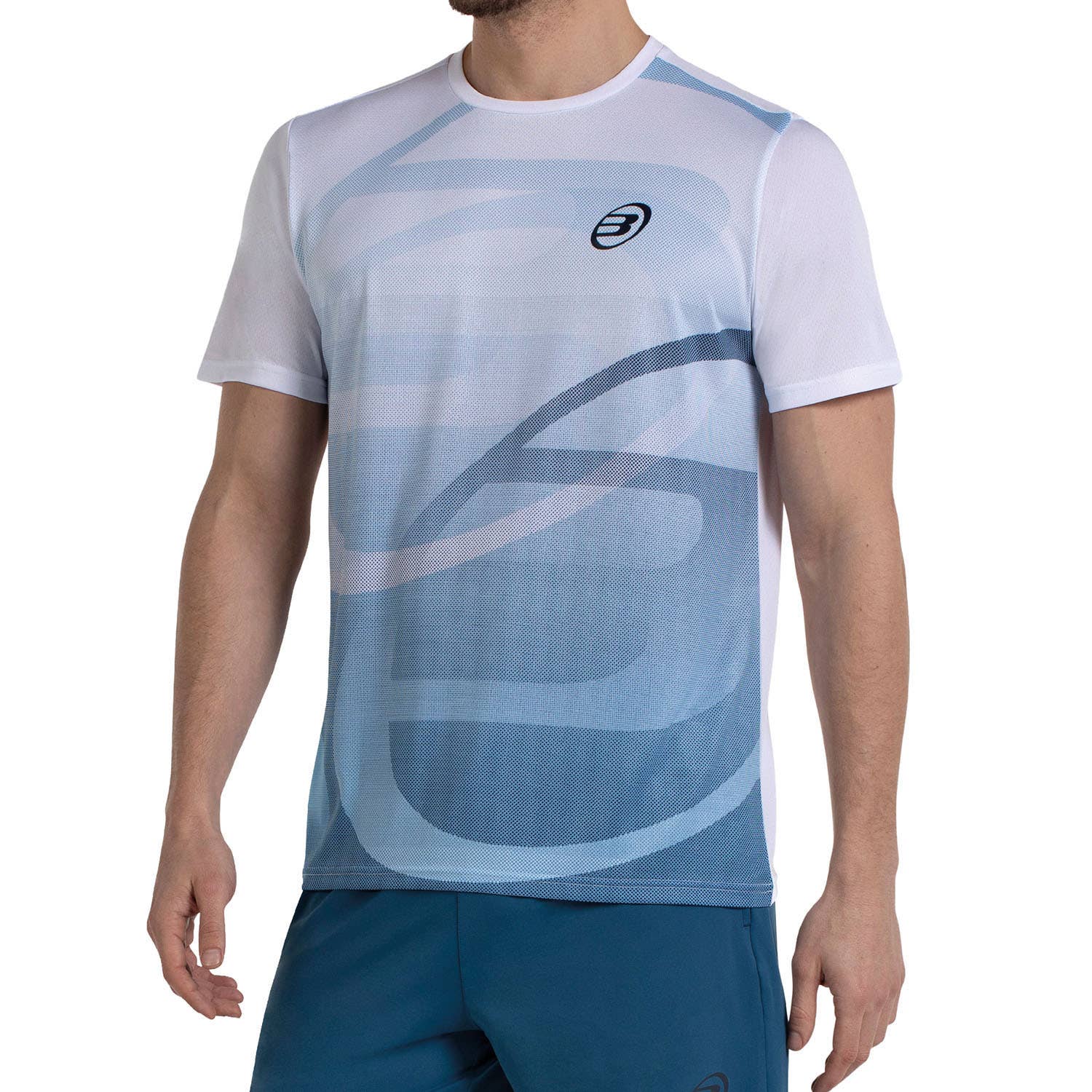 CAMISETA BULLPADEL CAYON WHITE