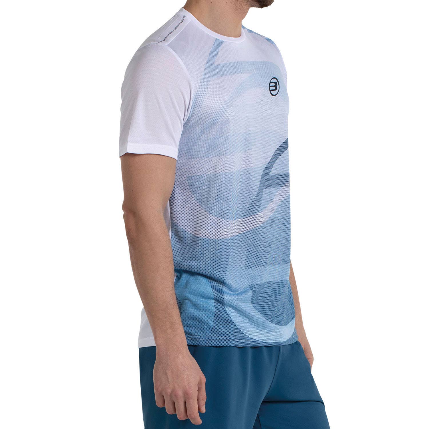 CAMISETA BULLPADEL CAYON WHITE