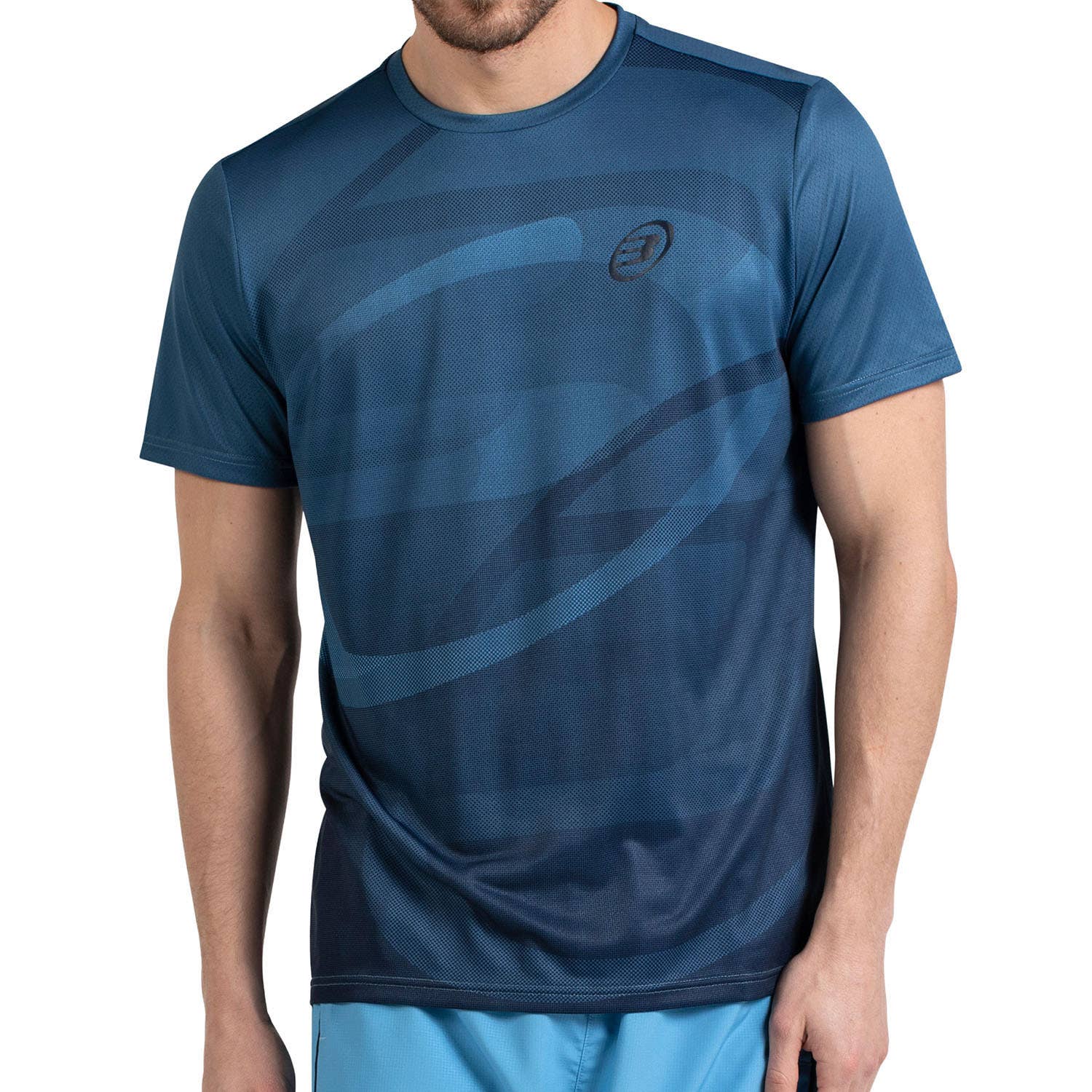 CAMISETA BULLPADEL CAYON AZUL