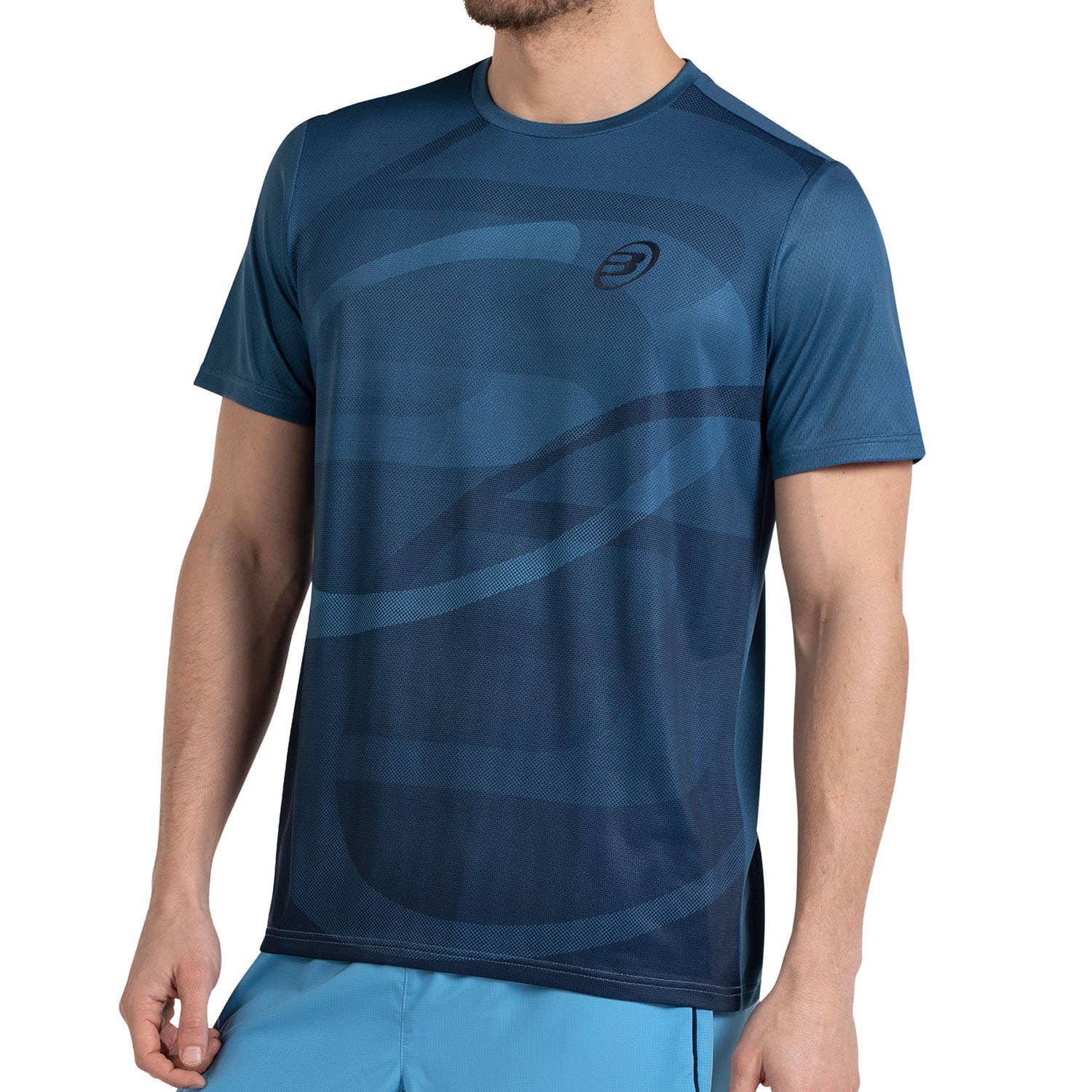 CAMISETA BULLPADEL CAYON AZUL