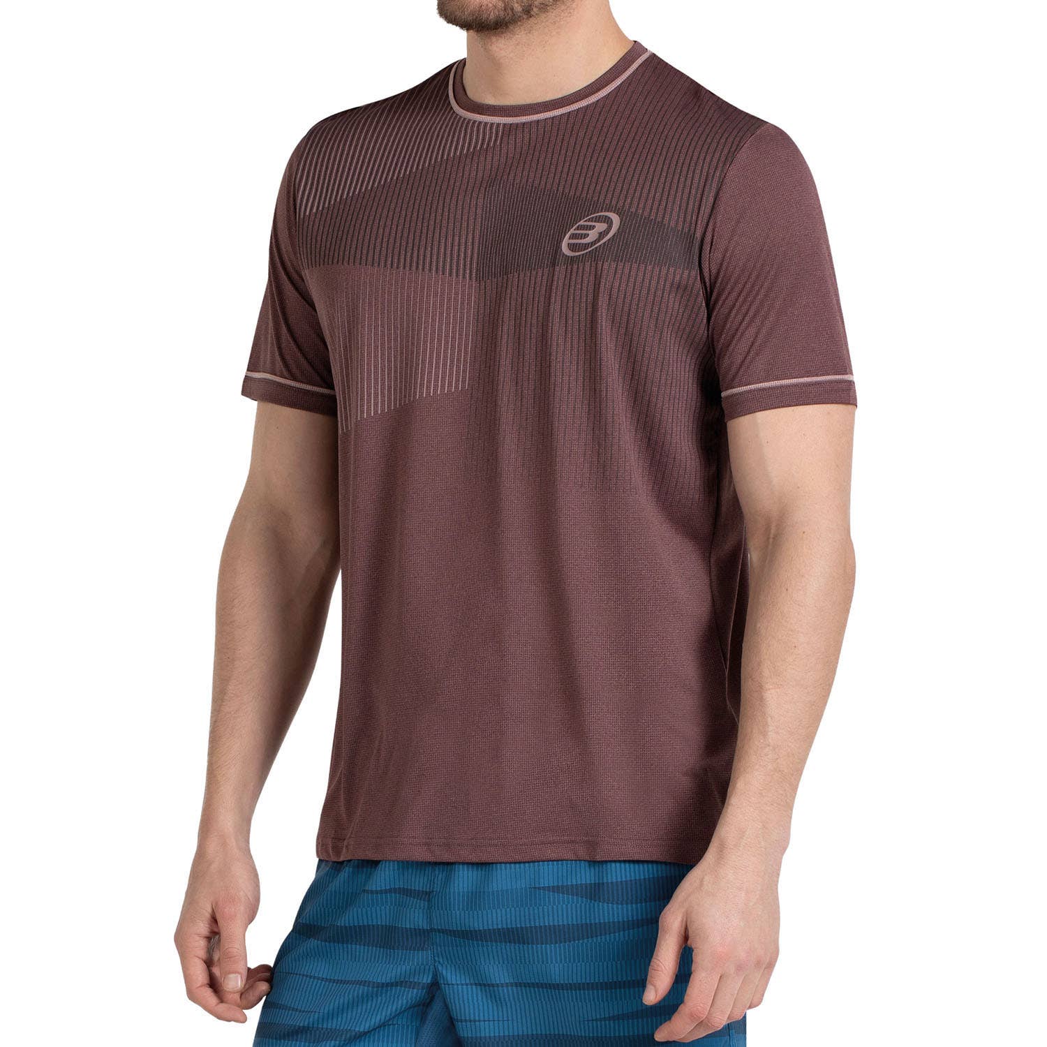CAMISETA BULLPADEL CERIS MARRÓN