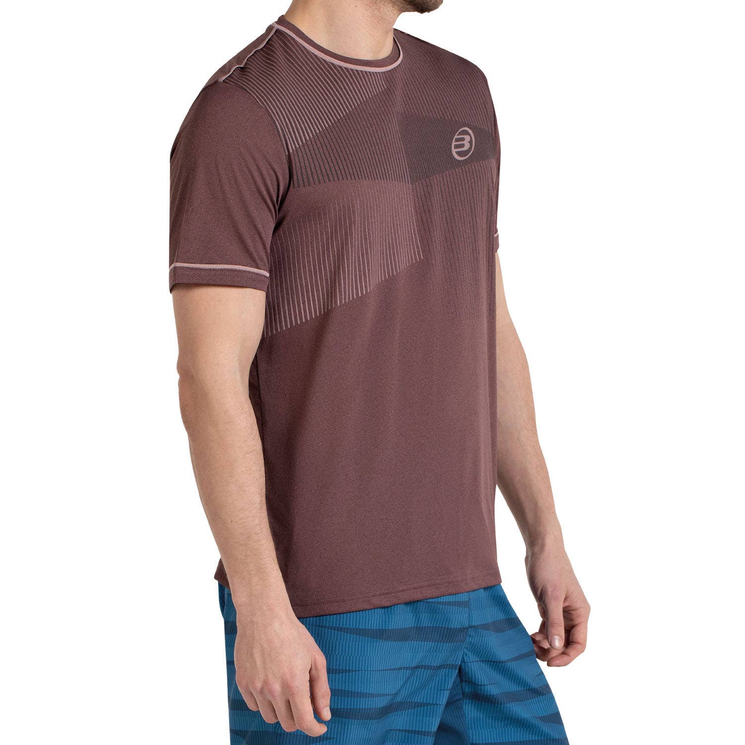 CAMISETA BULLPADEL CERIS MARRÓN
