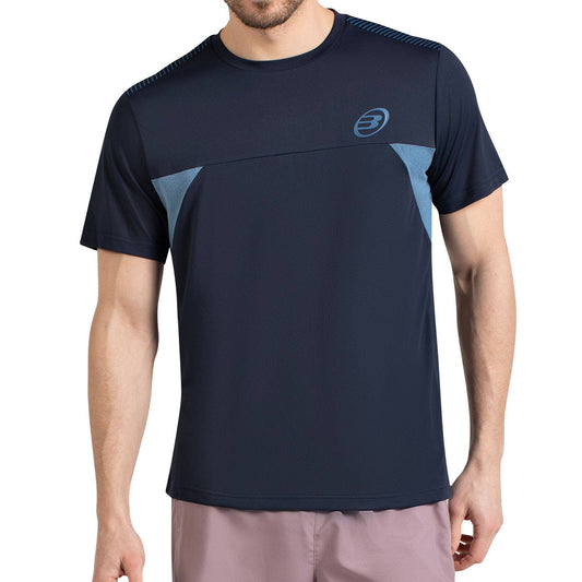 CAMISETA BULLPADEL CRASE AZUL MARINO