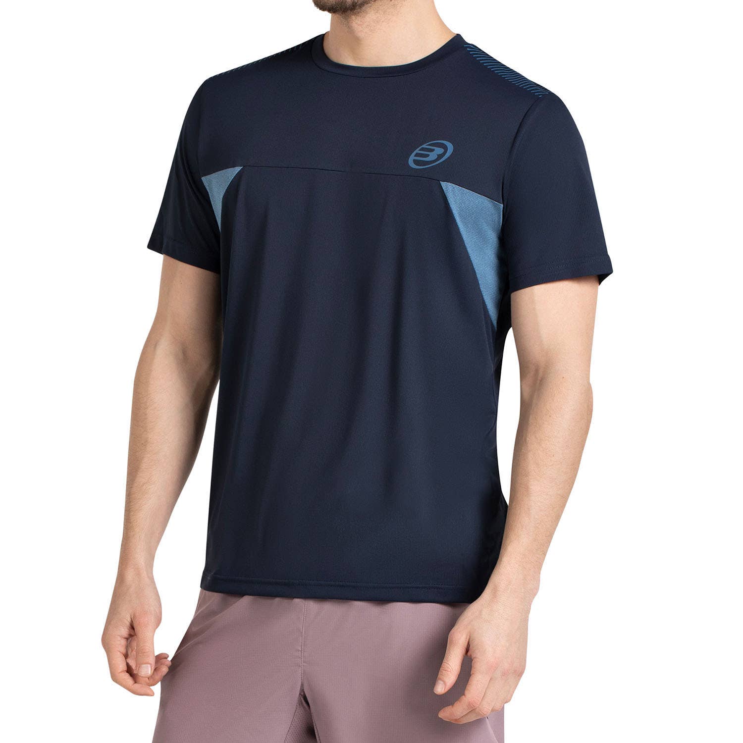 CAMISETA BULLPADEL CRASE AZUL MARINO
