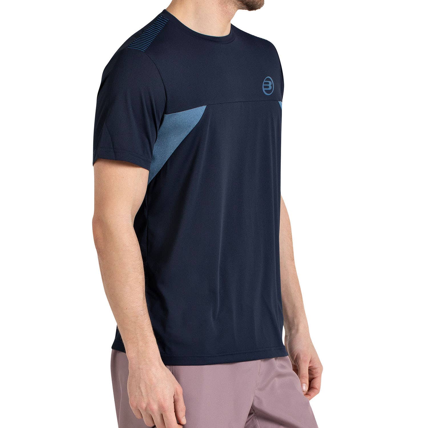 CAMISETA BULLPADEL CRASE AZUL MARINO