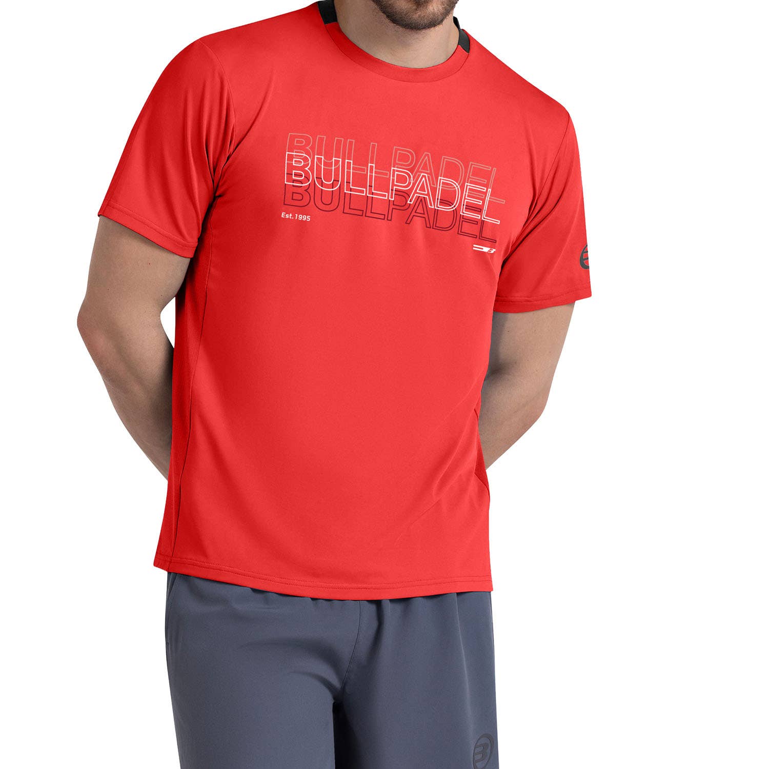 CAMISETA BULLPADEL MARILA ROJO
