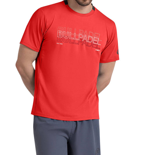 CAMISETA BULLPADEL MARILA ROJO