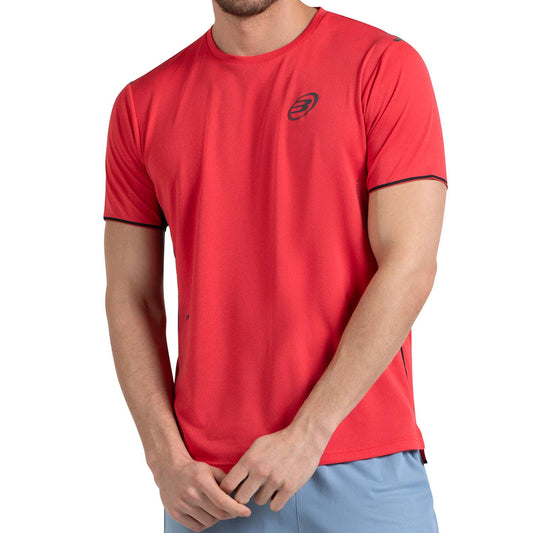 CAMISETA BULLPADEL MENSA ROJO