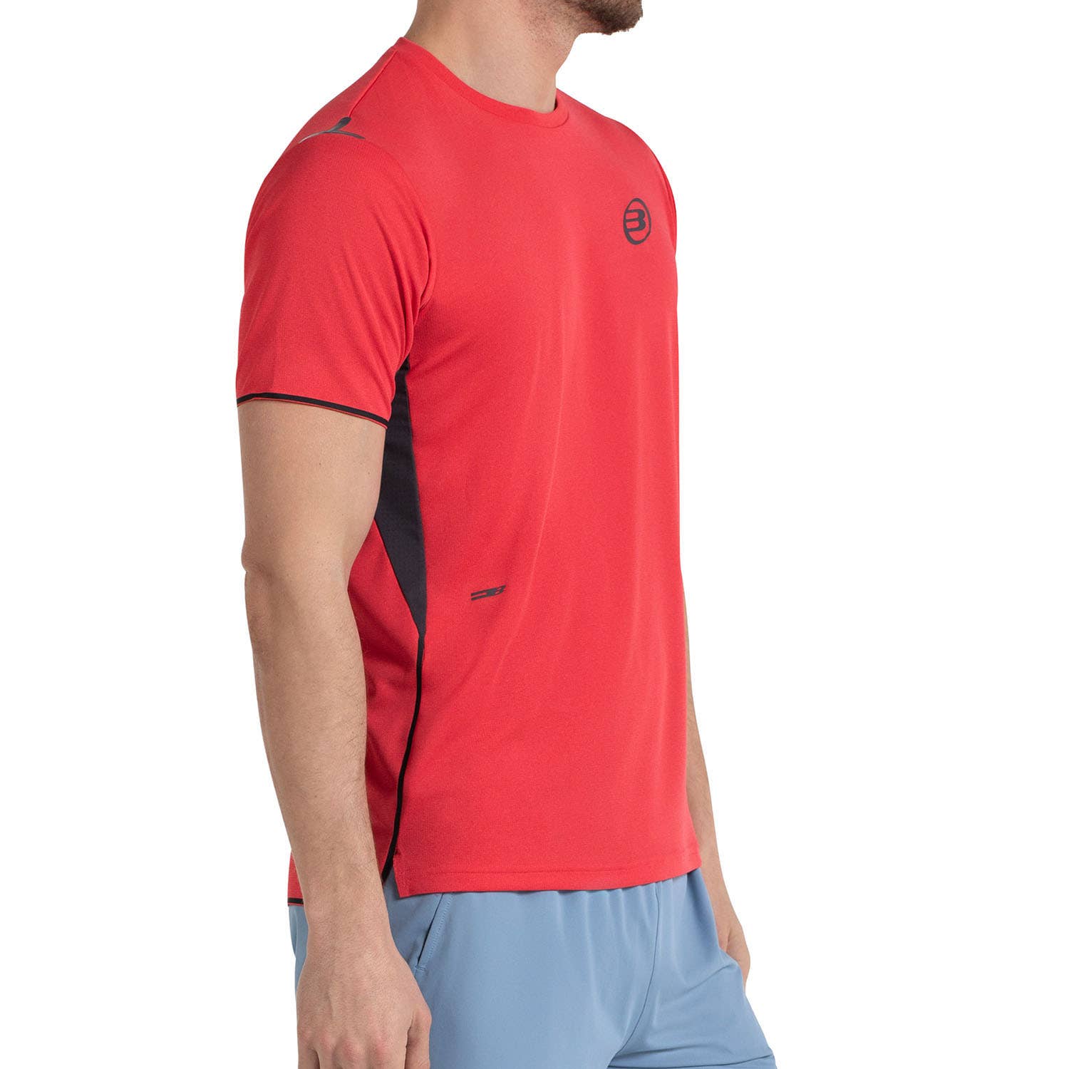 CAMISETA BULLPADEL MENSA ROJO