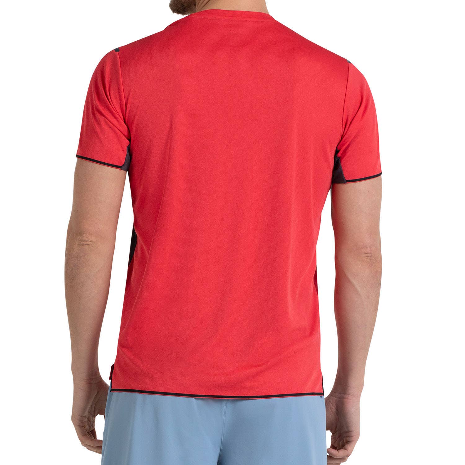 CAMISETA BULLPADEL MENSA ROJO