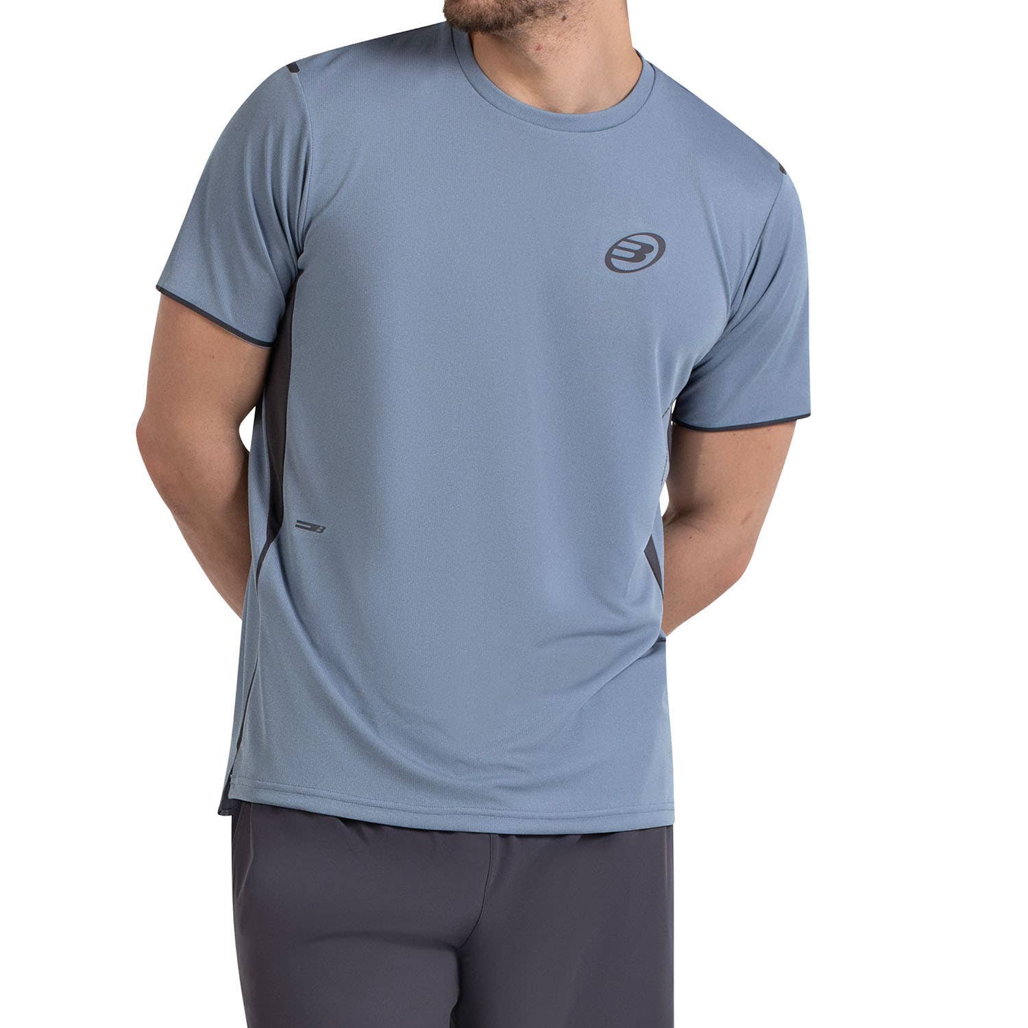 CAMISETA BULLPADEL MENSA AZUL