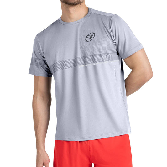 CAMISETA BULLPADEL MILON GRIS CLARO