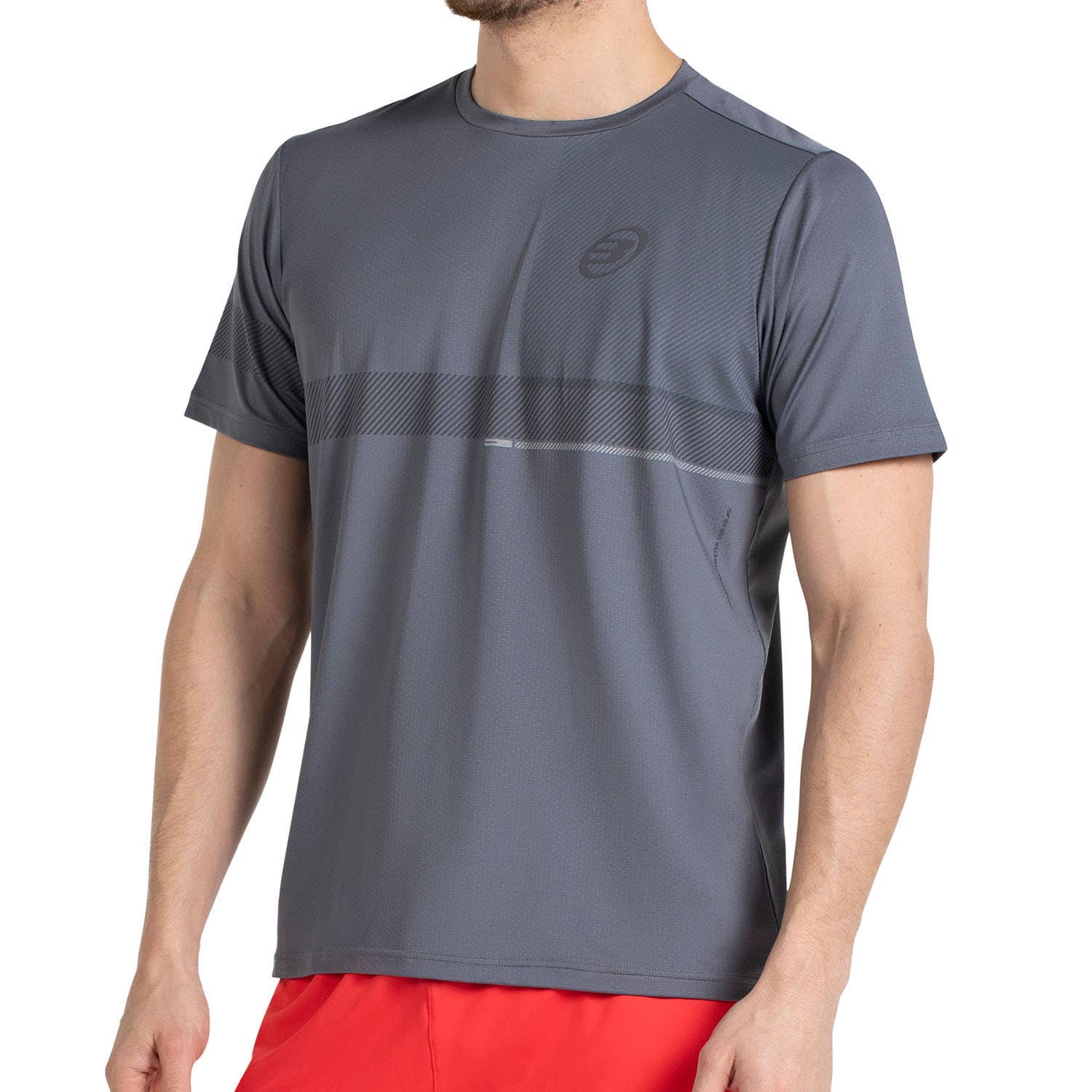 CAMISETA BULLPADEL MILON GRIS
