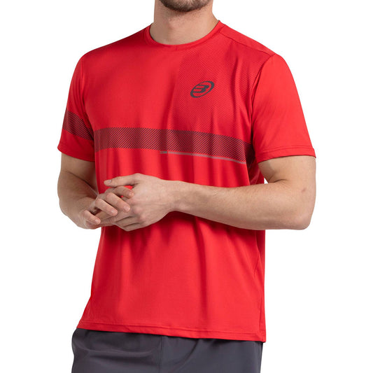 CAMISETA BULLPADEL MILON ROJO