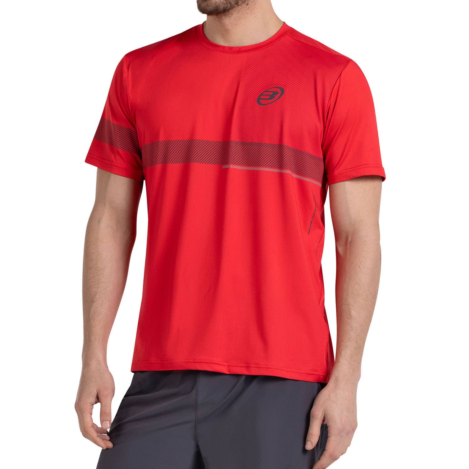 CAMISETA BULLPADEL MILON ROJO